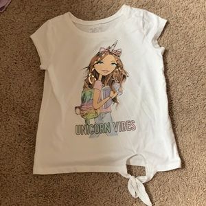 Childrens Place/ Short sleeve shirt/ girls/ M/M7/8